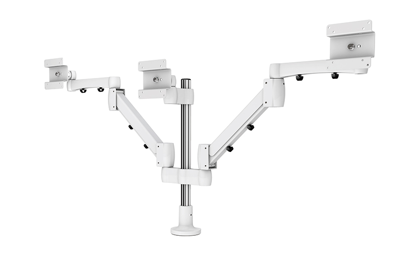 Heavy Duty Triple Monitor Mount, Pylvään korkeus 400 mm